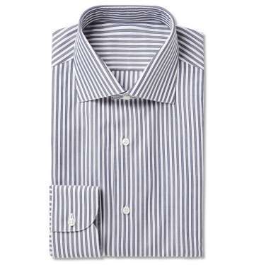 Blue Bengal Stripe Cotton Shirt