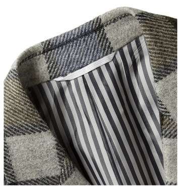 Check Wool Jacket