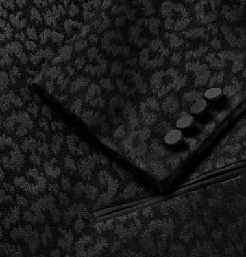 Leopard Jacquard Tuxedo