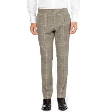 Grey Prince of Wales Check Wool Suit