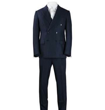 Double Breasted Pinstripe Suit