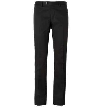 Slim-Fit Cotton Trouser
