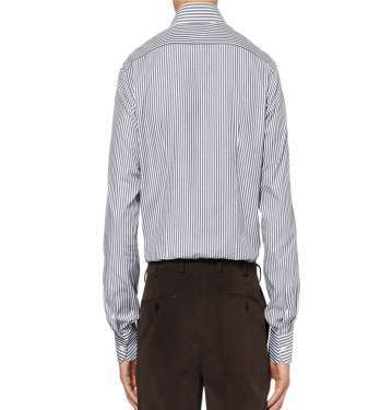 Blue Bengal Stripe Cotton Shirt