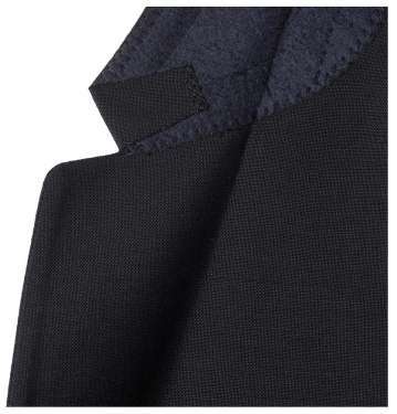 Navy Slim-Fit Wool-Blend Suit