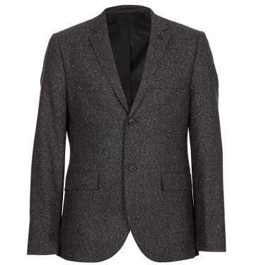 Black Fleck Jacket