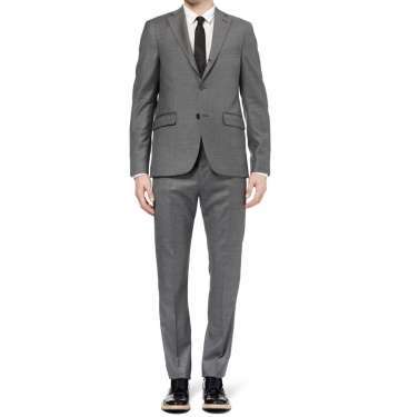 Grey Drifter Slim-Fit Wool Suit