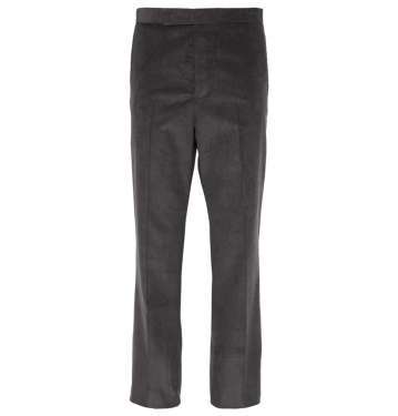 Gray Corduroy Trouser