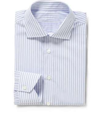 Blue Stripe Cotton Shirt