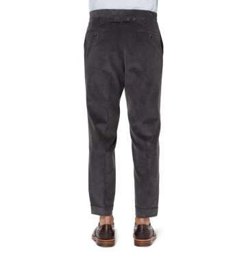Gray Corduroy Trouser