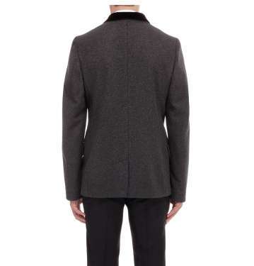 Velvet Collar Overcoat