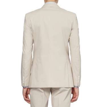 Stone Slim-Fit Cotton Suit