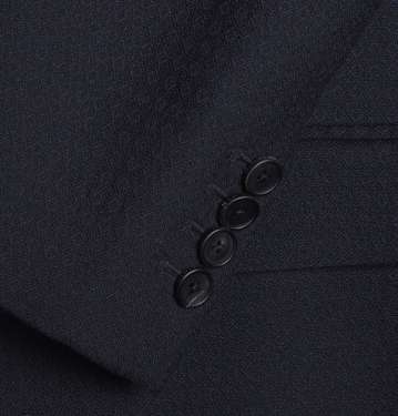 Navy Slim-Fit Wool-Blend Tuxedo