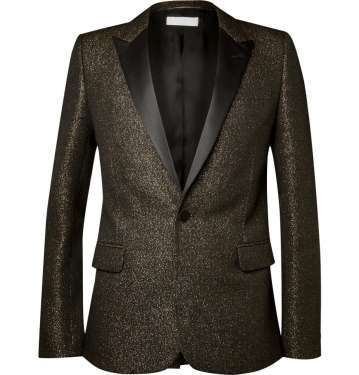 Black Wool-Blend Tuxedo