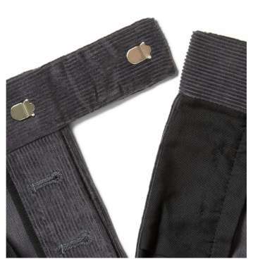 Gray Corduroy Trouser