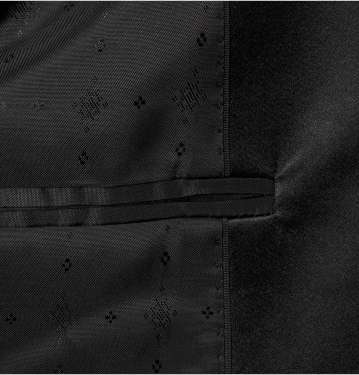 Black 3 Piece Wool-Blend Tuxedo