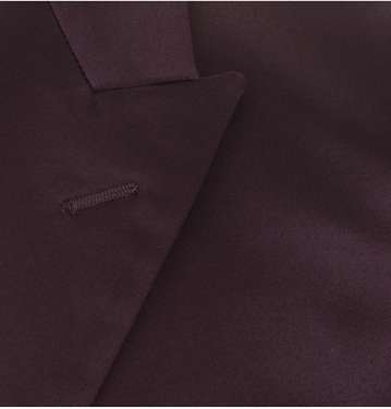Aubergine Satin Top Caot