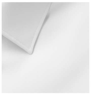 White Slim-Fit Cotton Tuxedo Shirt