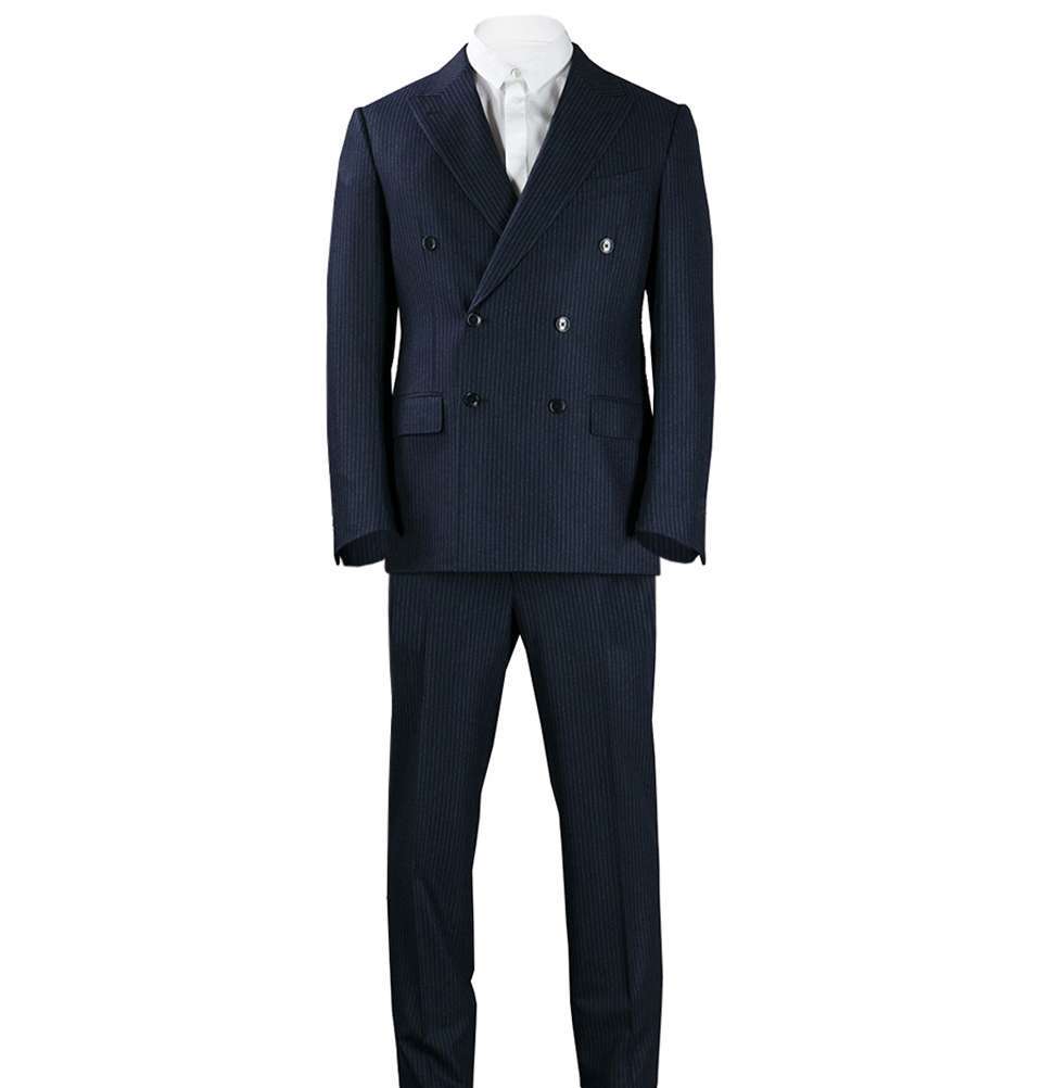 Double Breasted Pinstripe Suit