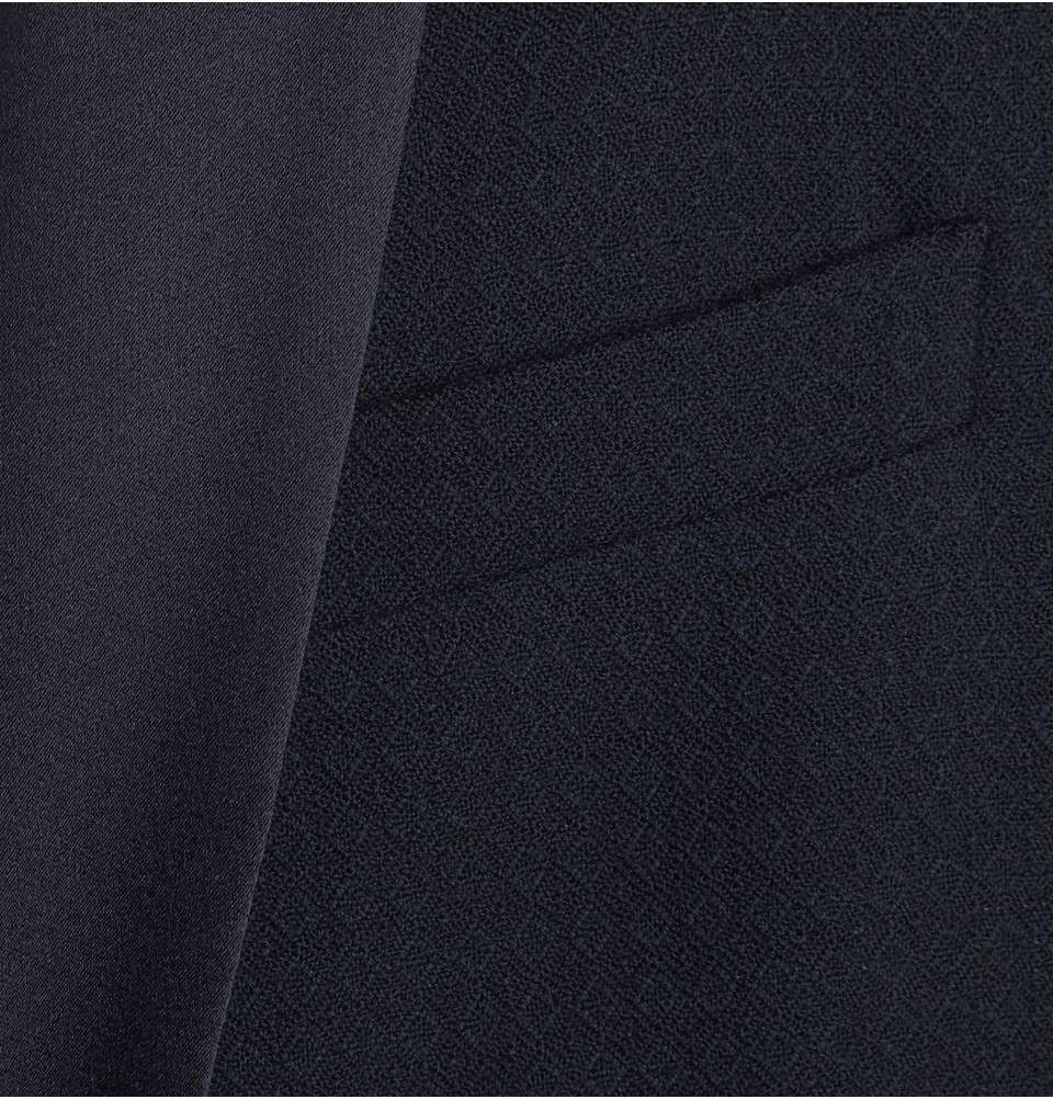 Navy Slim-Fit Wool-Blend Tuxedo