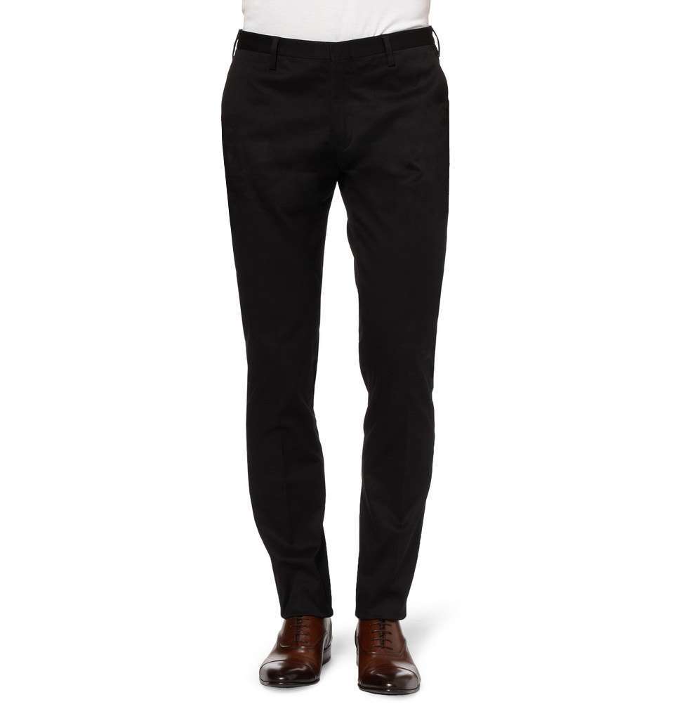 Slim-Fit Cotton-Blend Trouser