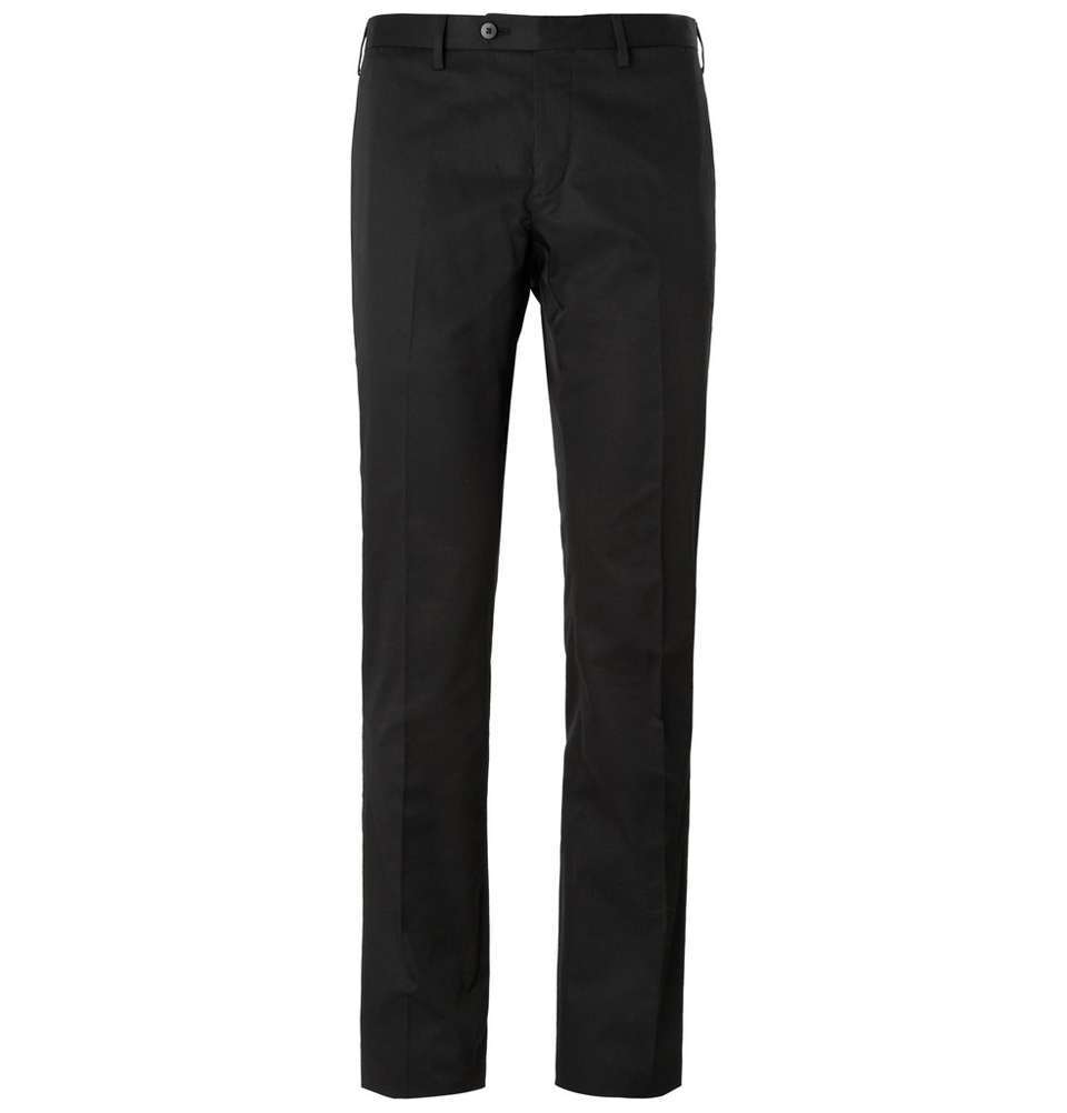 Slim-Fit Cotton Trouser