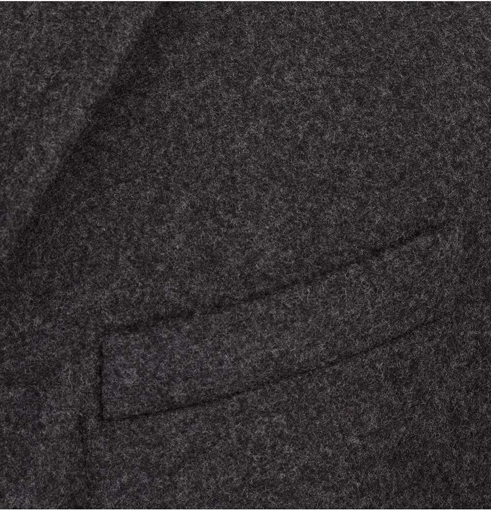 Velvet Collar Overcoat