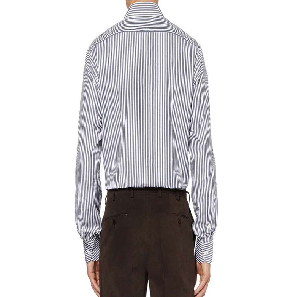 Blue Bengal Stripe Cotton Shirt