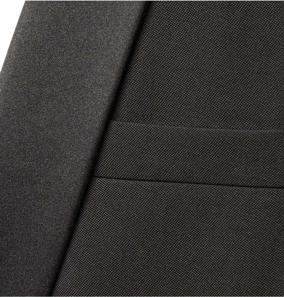 Black Slim Wool Tuxedo