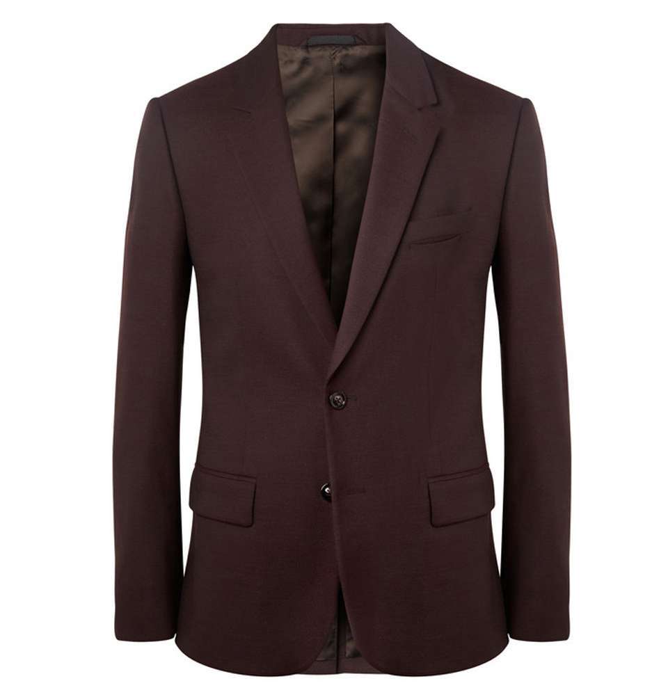 Slim-Fit Wool-Blend Suit