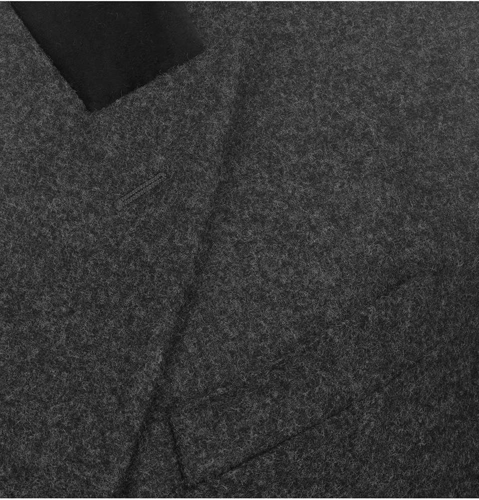 Velvet Collar Double-Breasted Coat