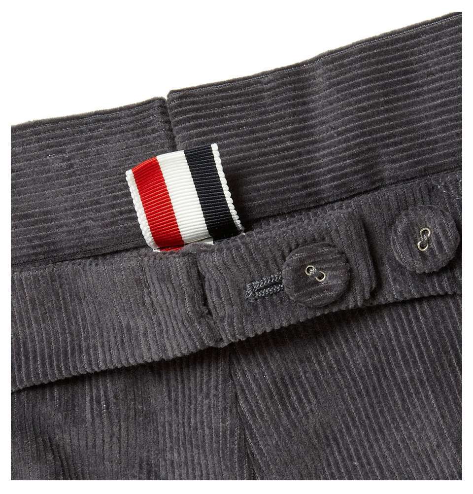 Gray Corduroy Trouser