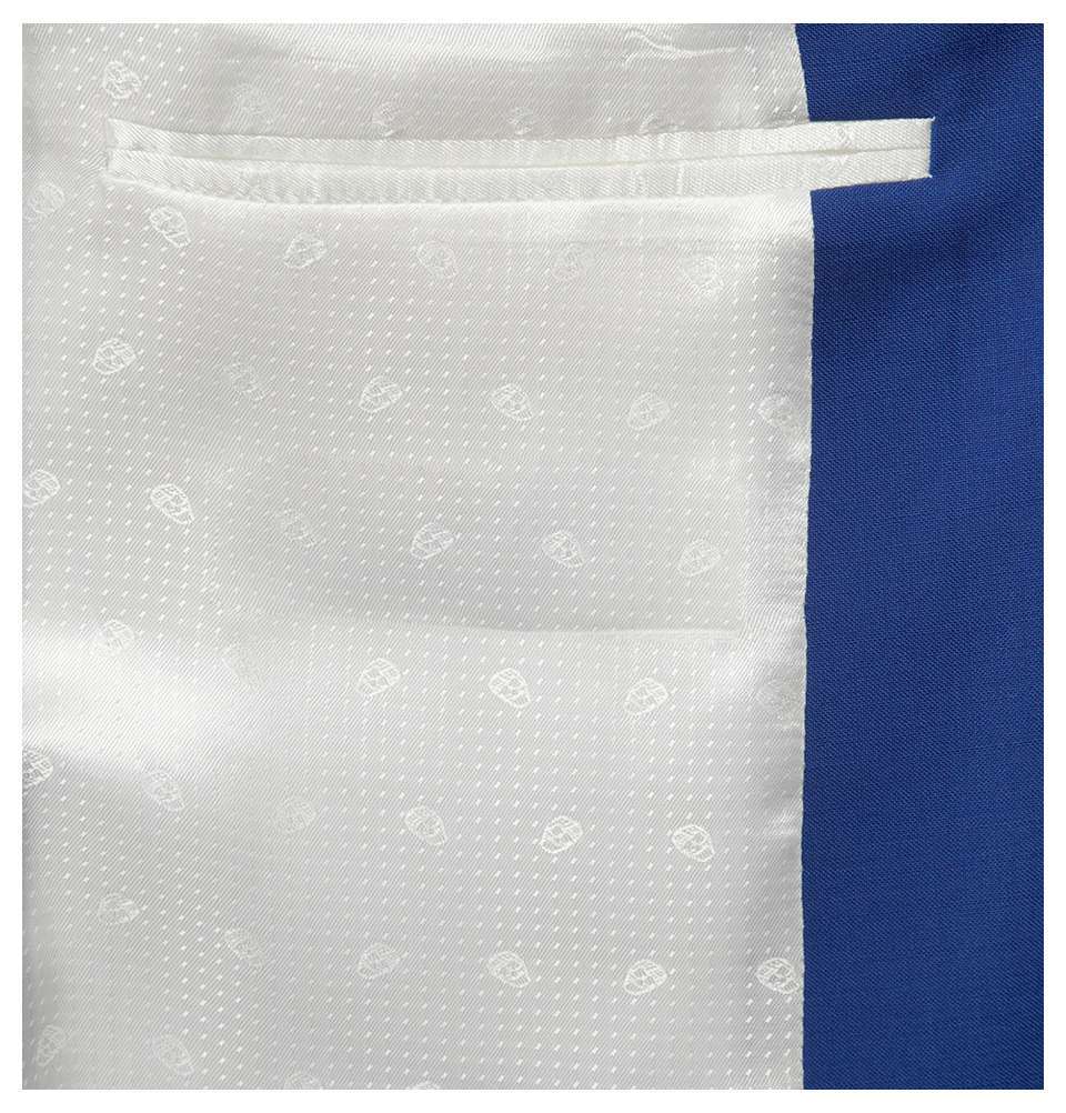 Blue Slim-Fit Wool Blend Suit