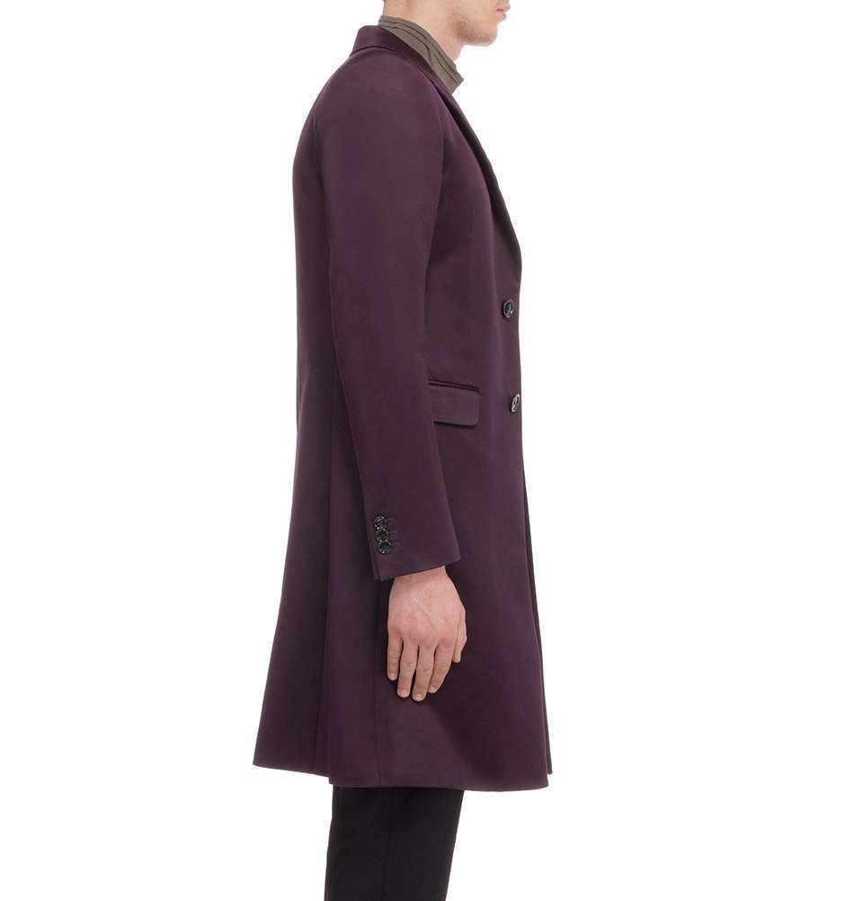 Aubergine Satin Top Caot