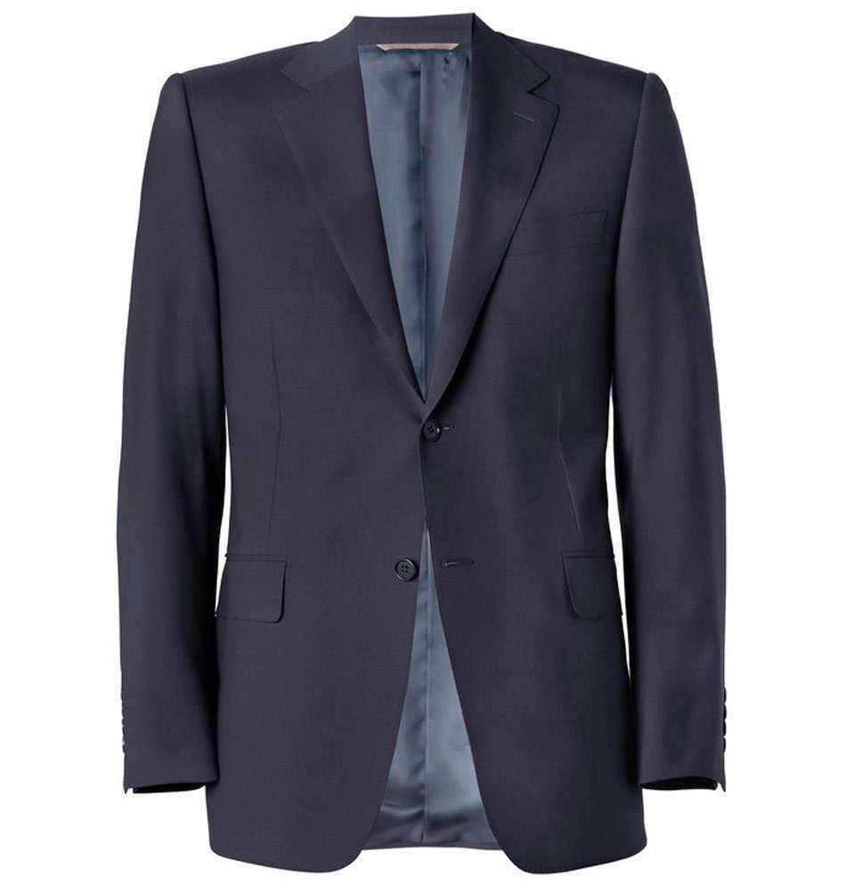 Navy Wool Travel Suit