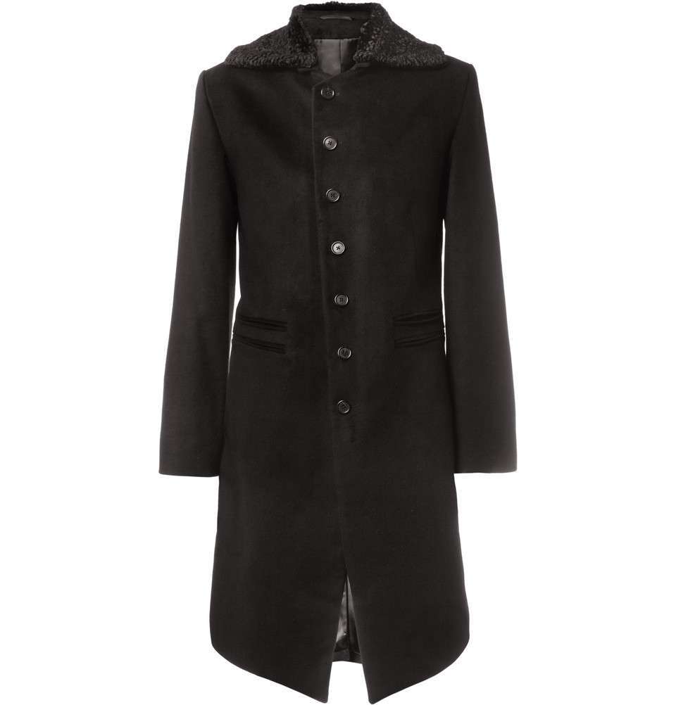 Slim-Fit Brushed Top Coat