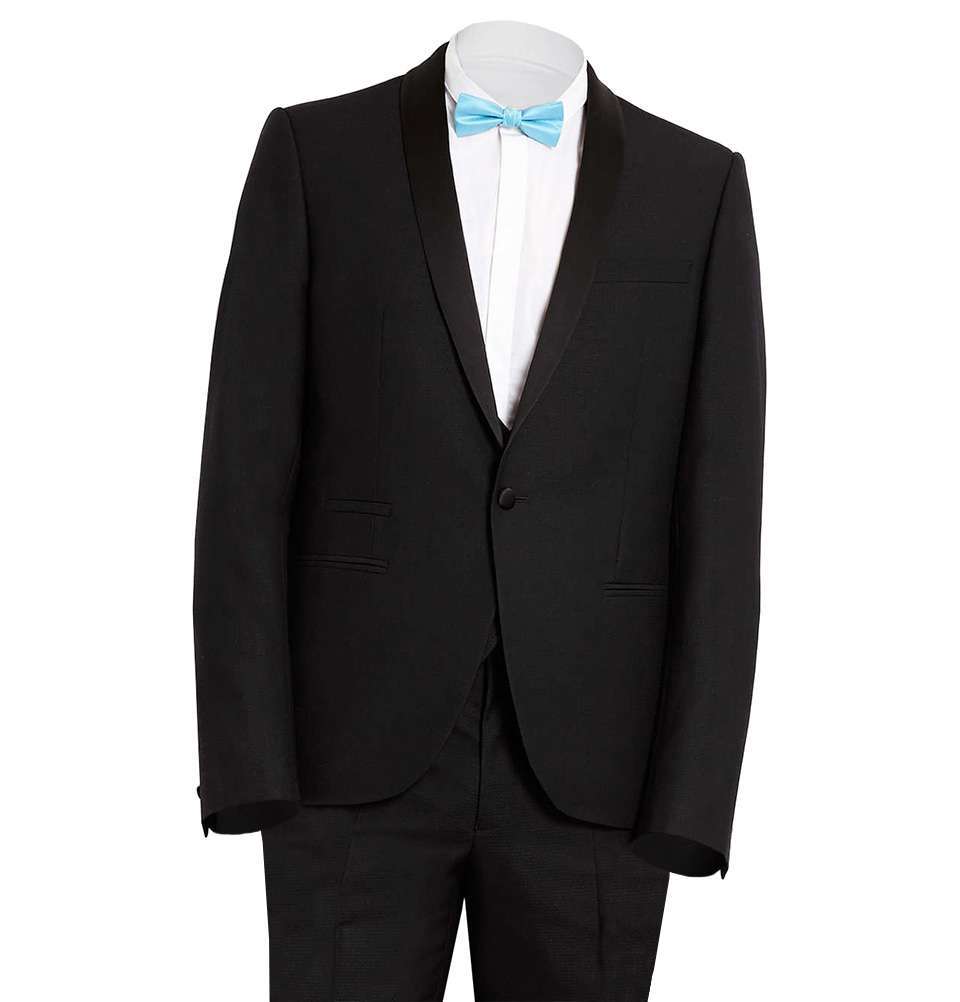 Black Jacquard Skinny Jacket