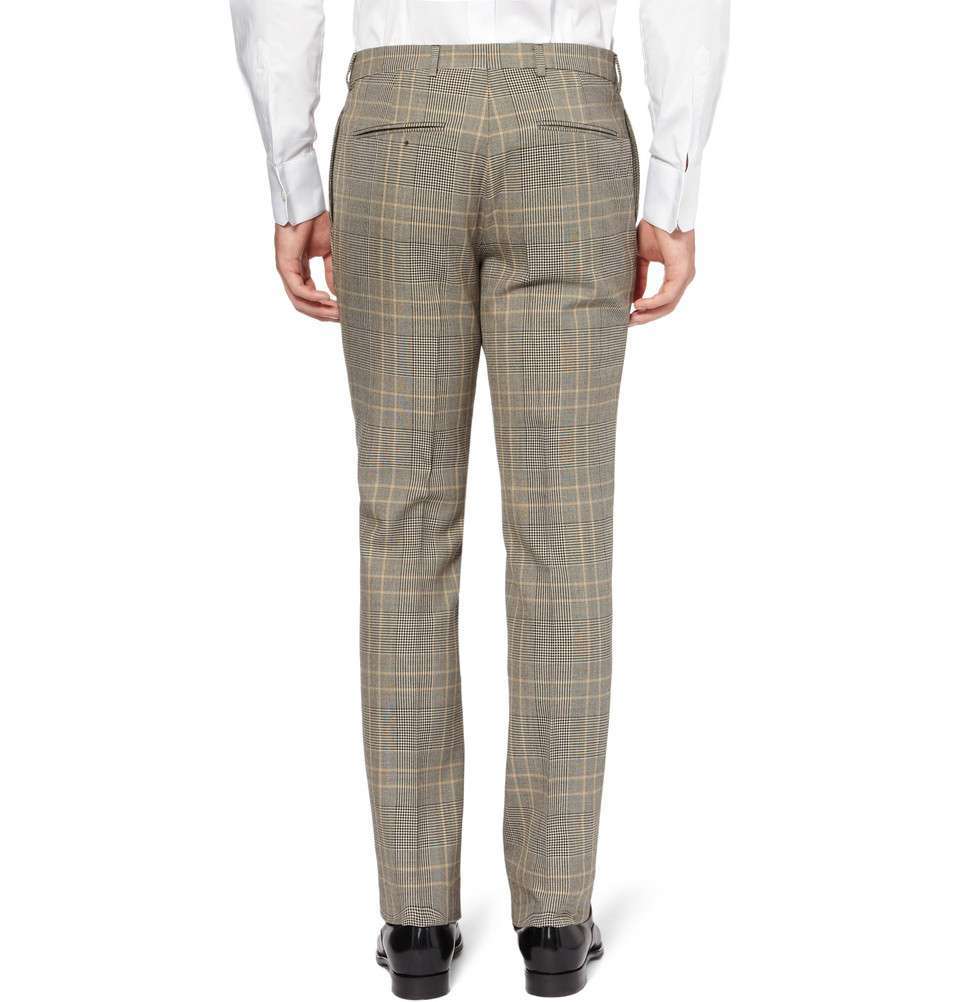 Grey Prince of Wales Check Wool Suit