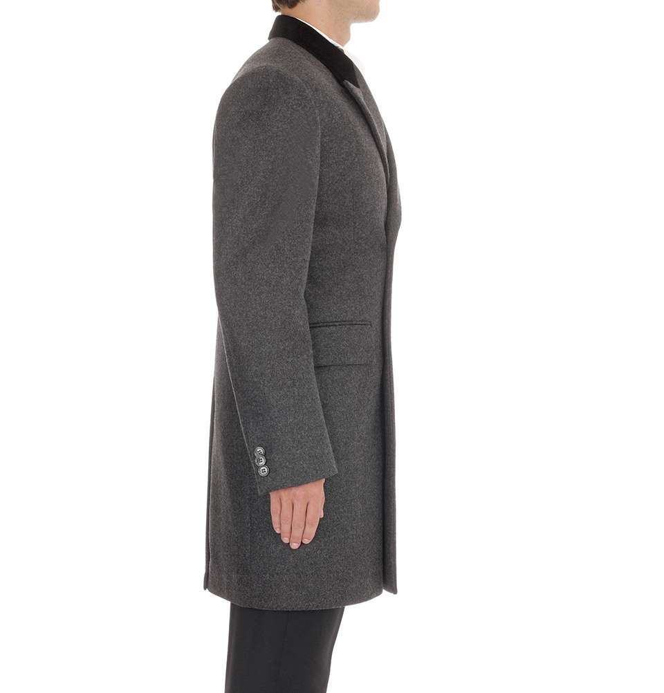 Double Breasted Suit | Velvet Collar Double-Breasted Coat