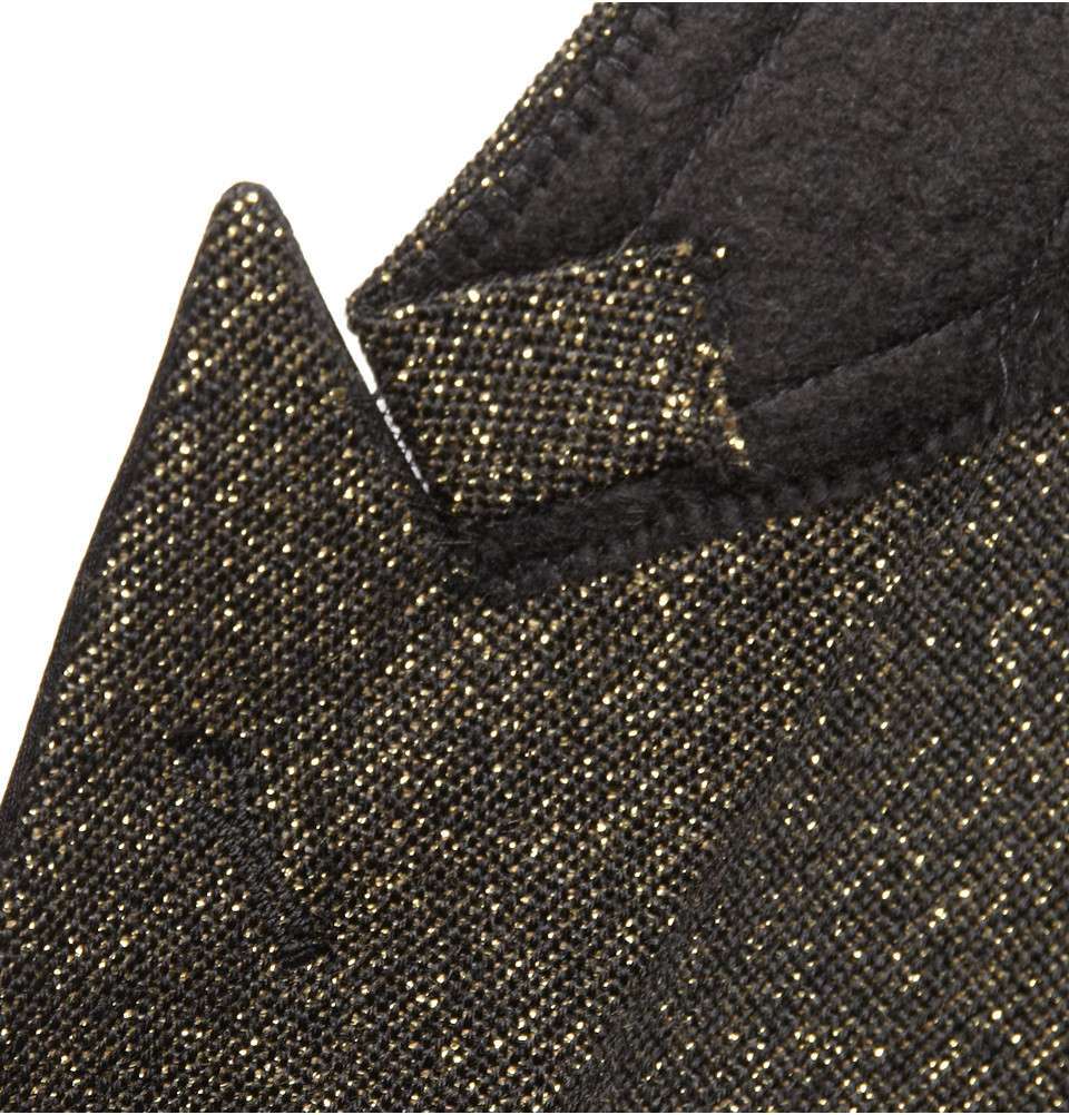 Black Wool-Blend Tuxedo