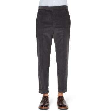 Gray Corduroy Trouser
