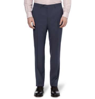 Navy Wool Travel Suit