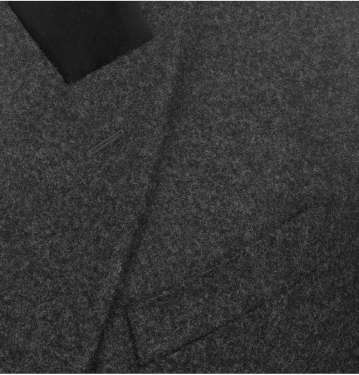 Velvet Collar Double-Breasted Coat