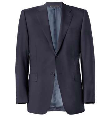 Navy Wool Travel Suit