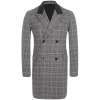 Double Checked Cashmere Coat