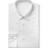 White Bib-Front Cotton and Linen-Blend Shirt
