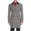 Double Checked Cashmere Coat