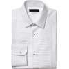 White Gold-Fit Cotton Tuxedo Shirt