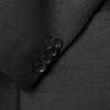 Black Slim Flecked Wool-Blend Suit
