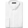 White Slim-Fit Bib-Front Cotton Shirt