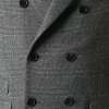 Double Breasted Grey Check Suit